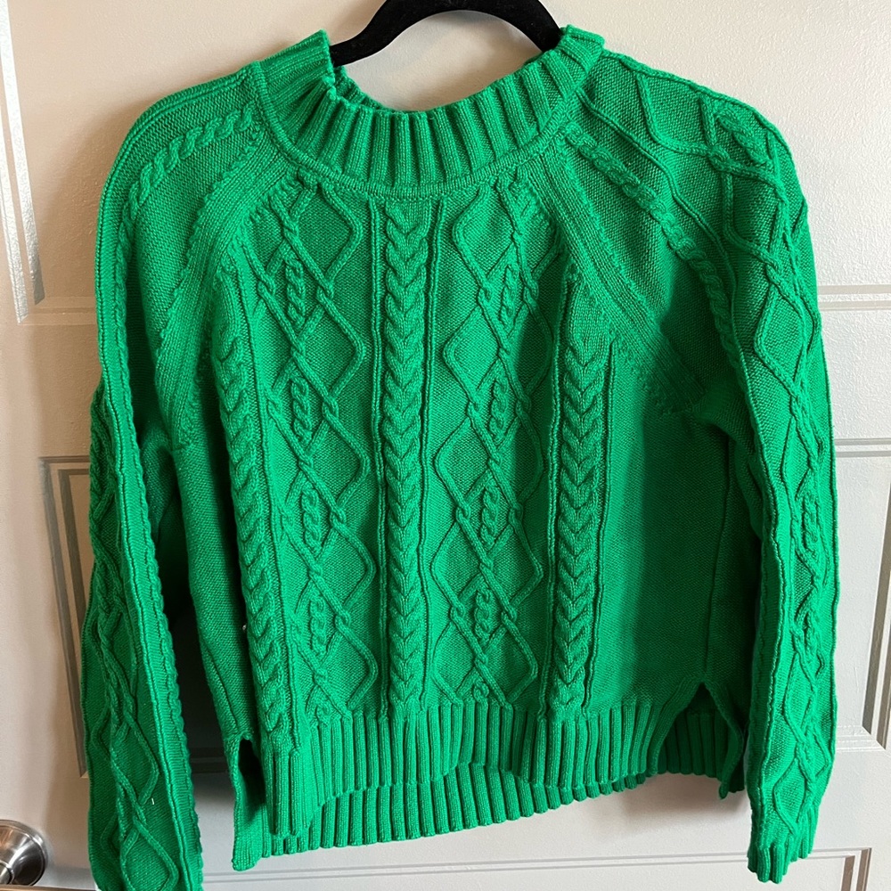 Green Gap Sweater Size Large petite